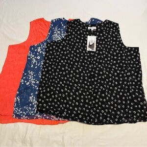 Cristina B short sleeve top bundle, size 3X